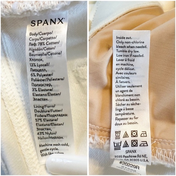 Spanx Size M Distressed Skinny Jeans White Pull On NWT Style 20229R Stretch - Picture 11 of 15